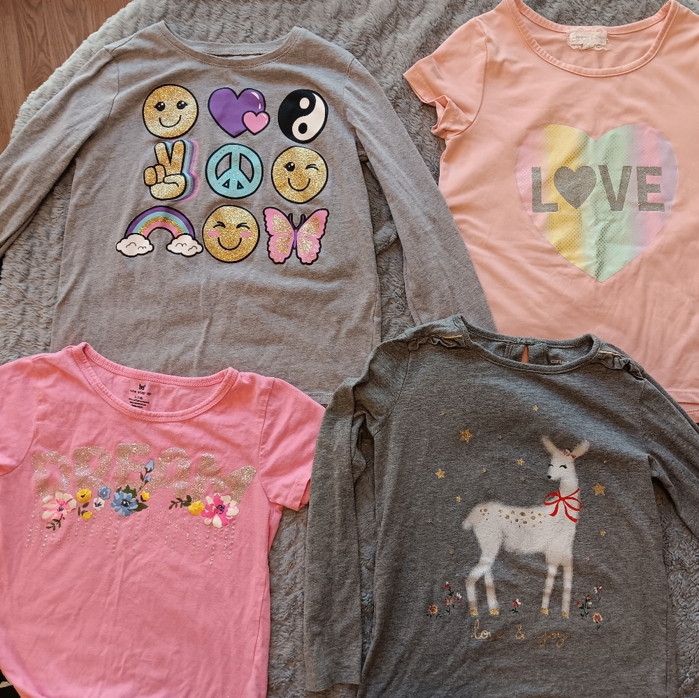 💖 Exclusive Kid's Shirt Bundle - girls size M (7/8) - pre-owned condition 💖